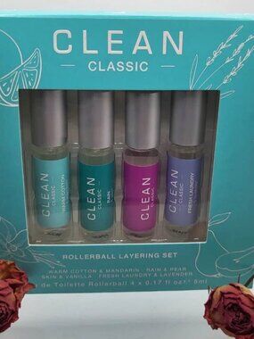 Clean Classics Rollerball perfume set - NIB